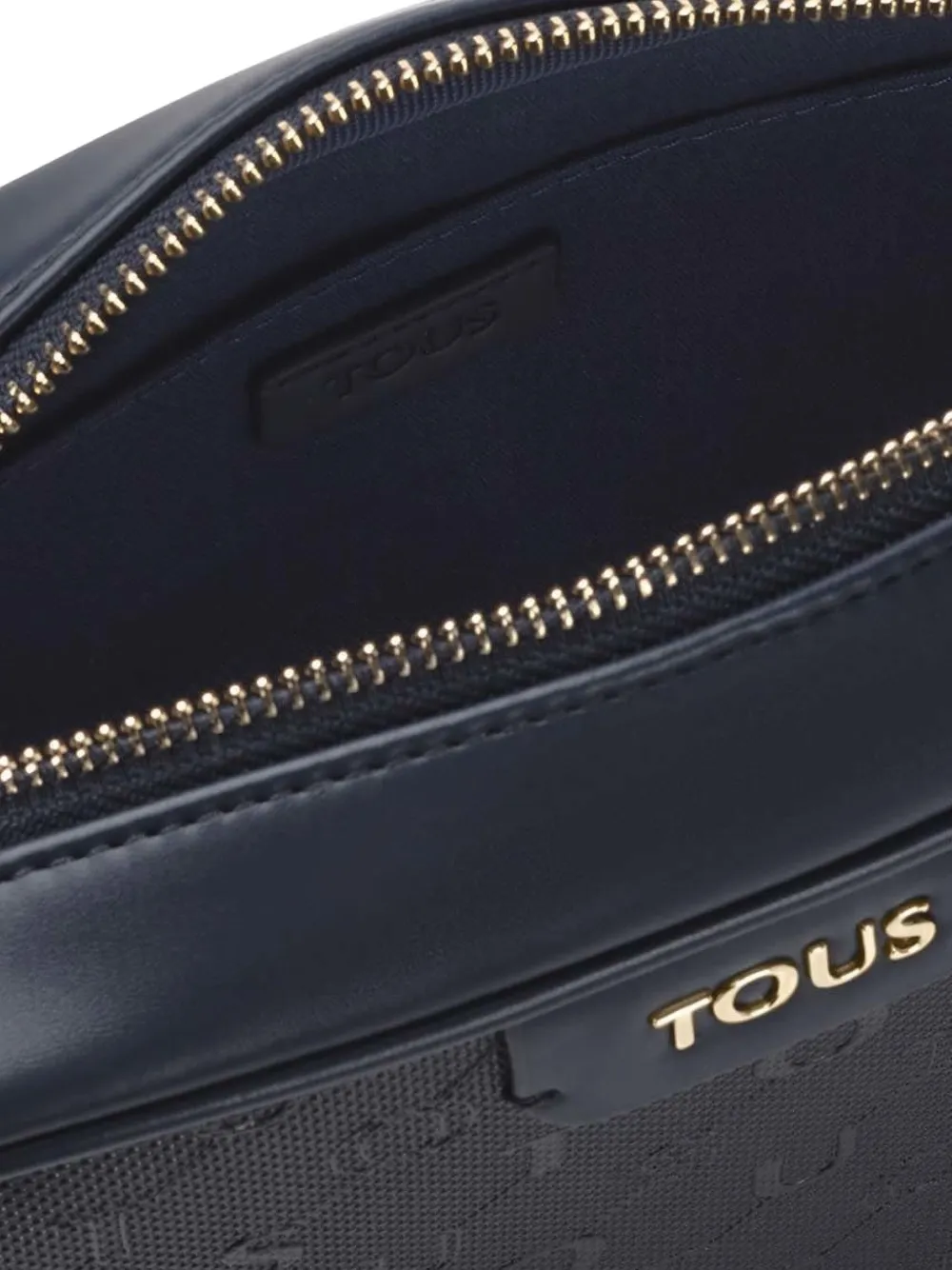 Tous Monogram-embossed Cross Body Bag In Blue