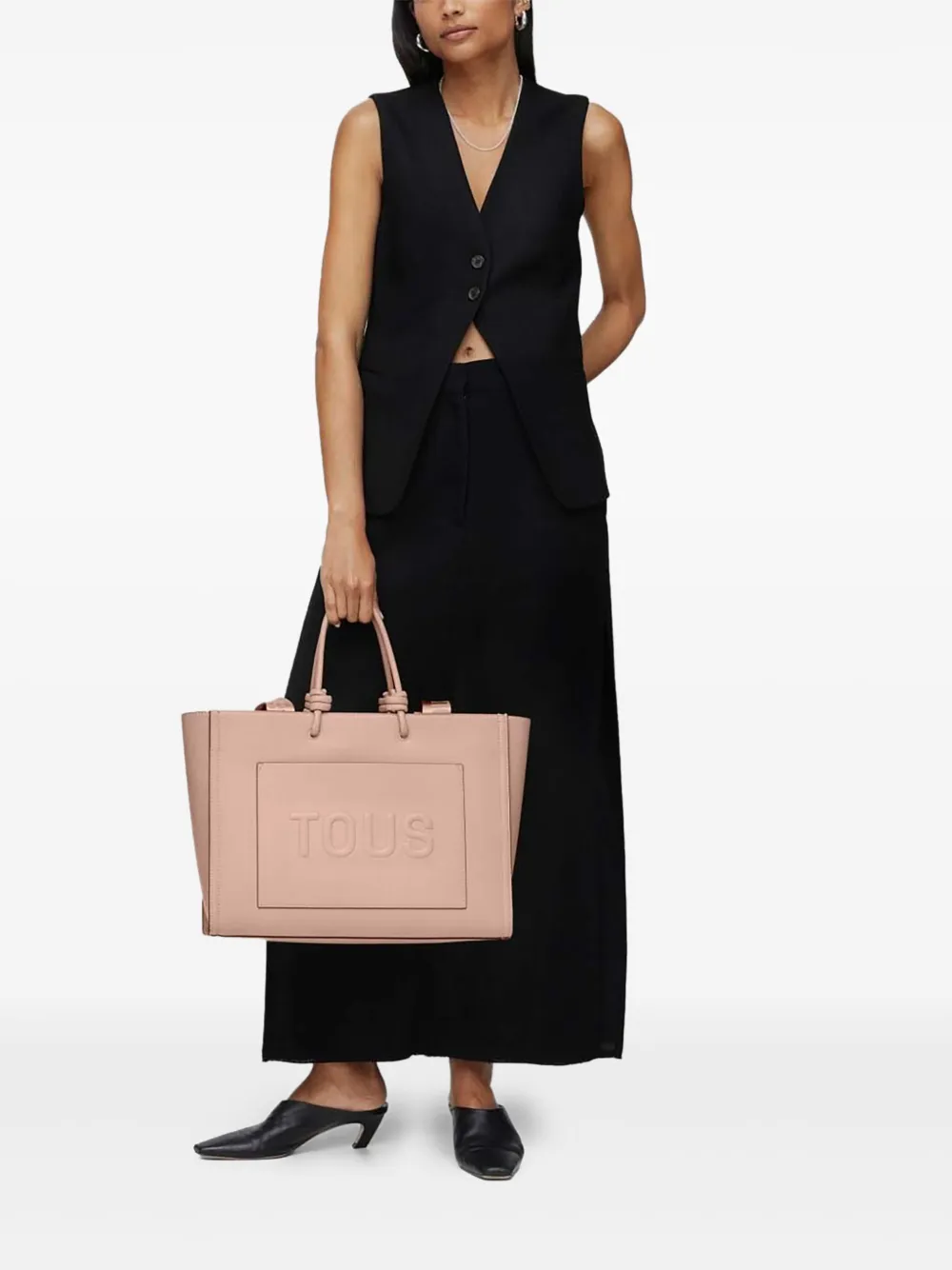 Tous Large Amaya Tote Bag In Pink