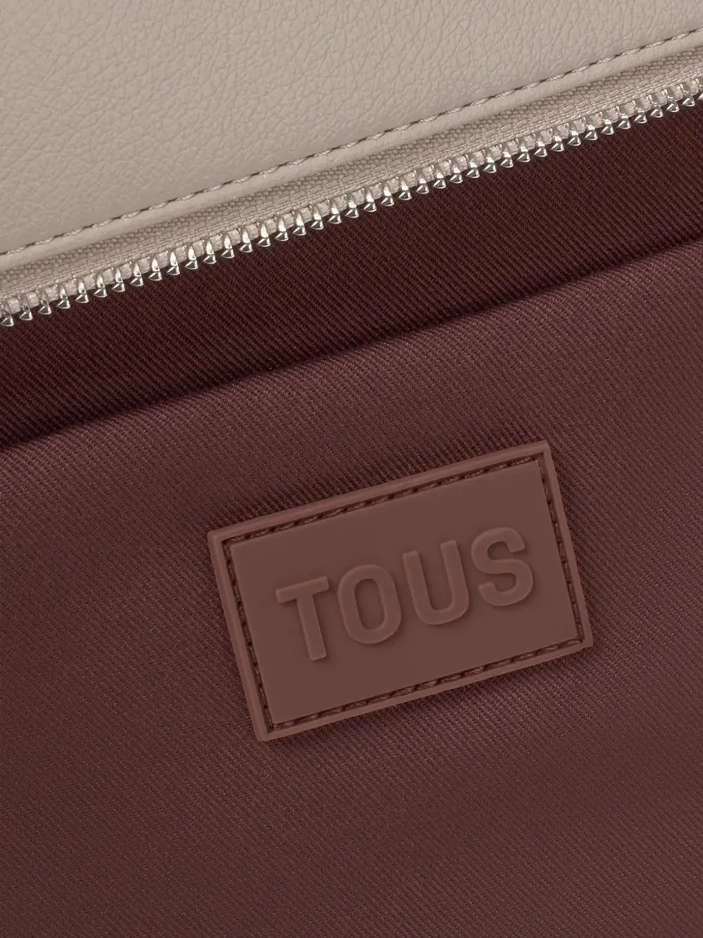 TOUS Shopper met logo-reliëf Beige