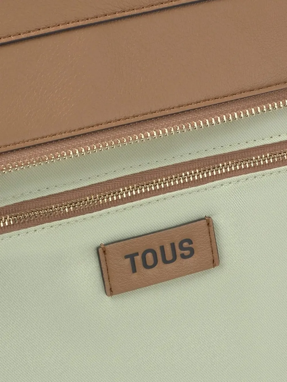 Tous Monogram Buckle Tote Bag In Brown