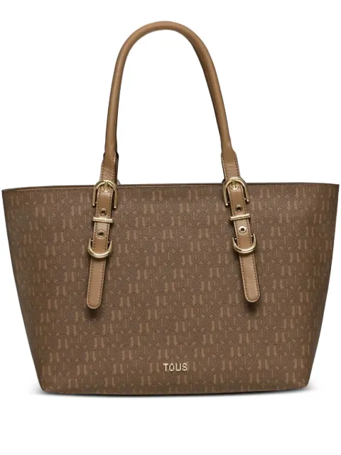 TOUS monogram buckle tote bag