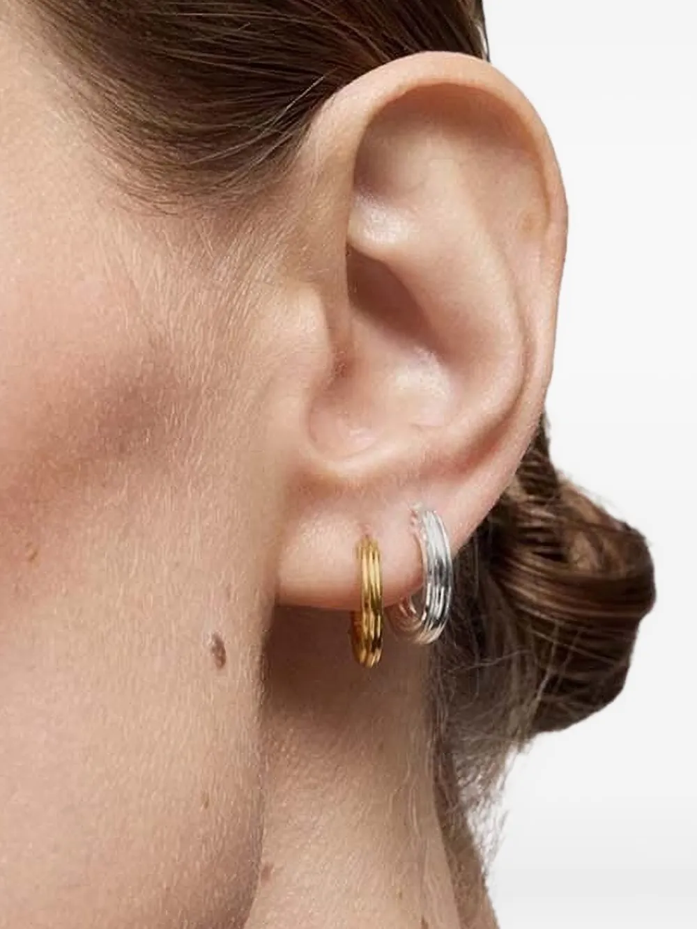 Polished-Finish Hoop Earrings