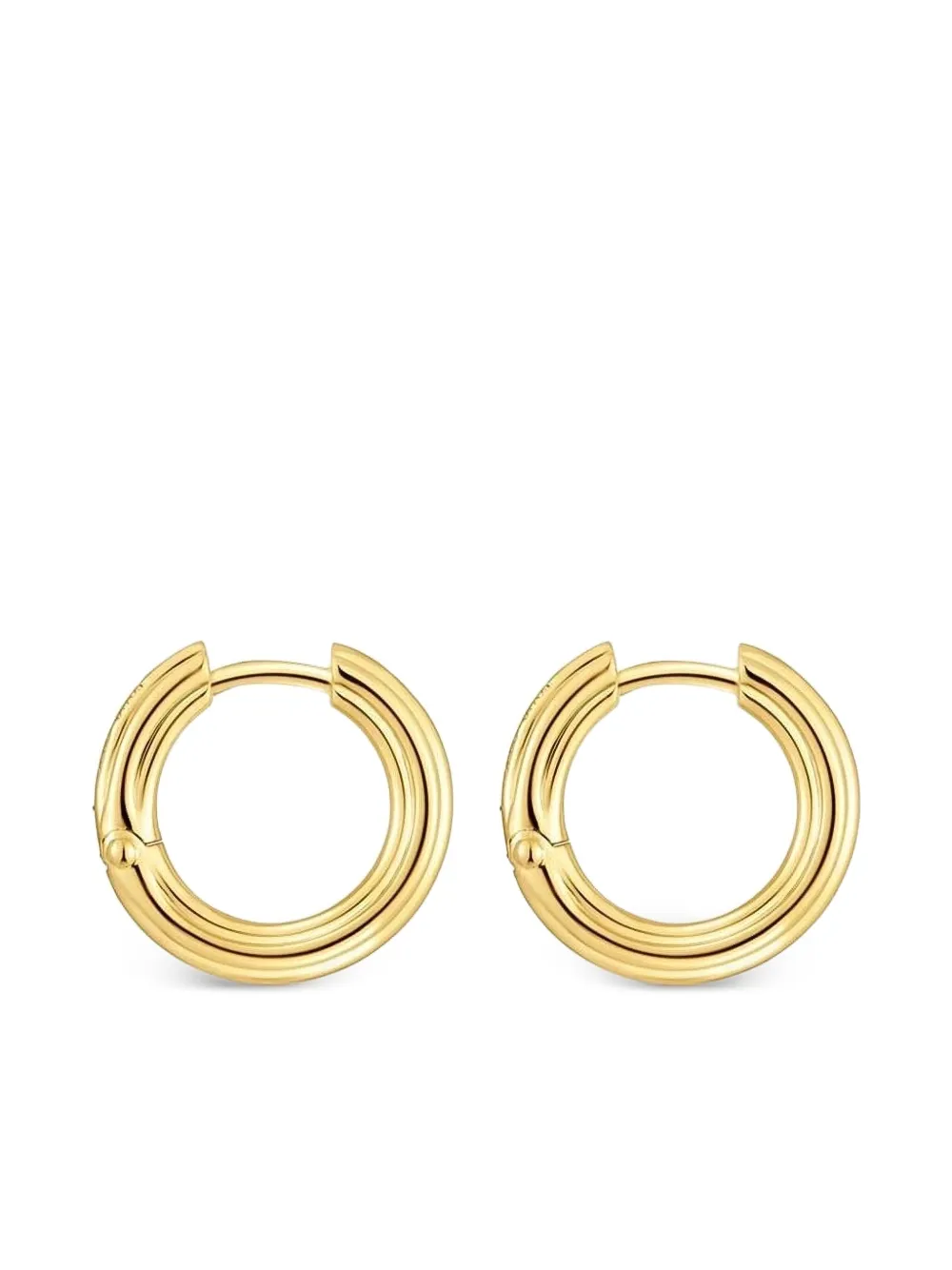 TOUS polished-finish hoop earrings - Oro