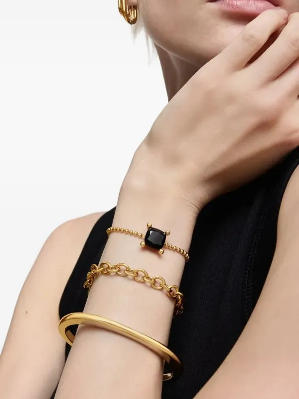 Tous Gold and Black Chain Bracelet Chain bracelets TOUS | TOUS main image 4