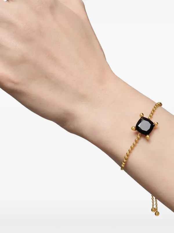 TOUS contrast-stone Beaded Bracelet | Gold | FARFETCH IE display picture 1