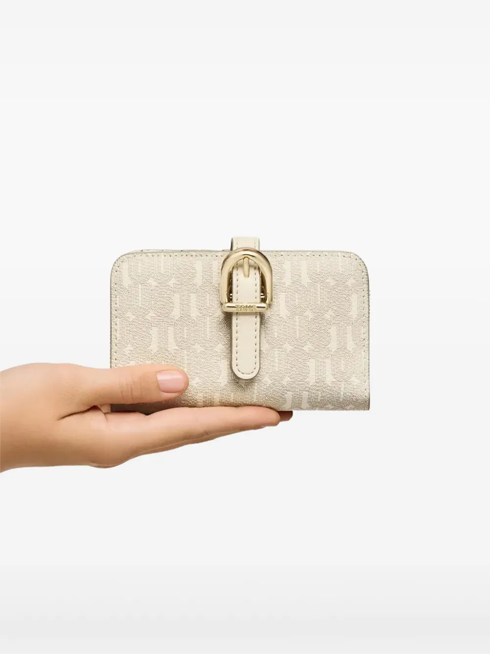 TOUS Portemonnee met gesp Beige