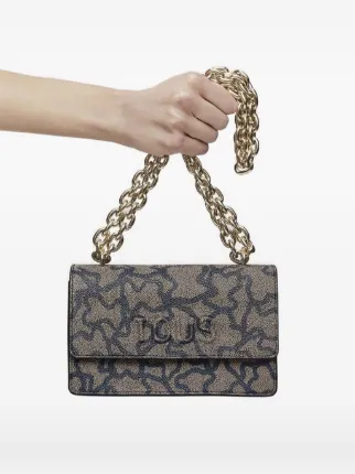 TOUS ベアプリント ショルダーバッグ | ブラウン | FARFETCH JP