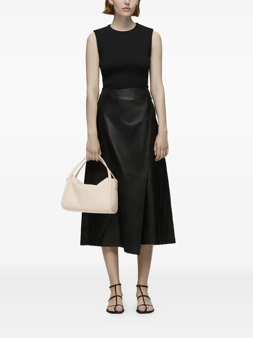 Tous Embossed-leather Shoulder Bag In Neutral