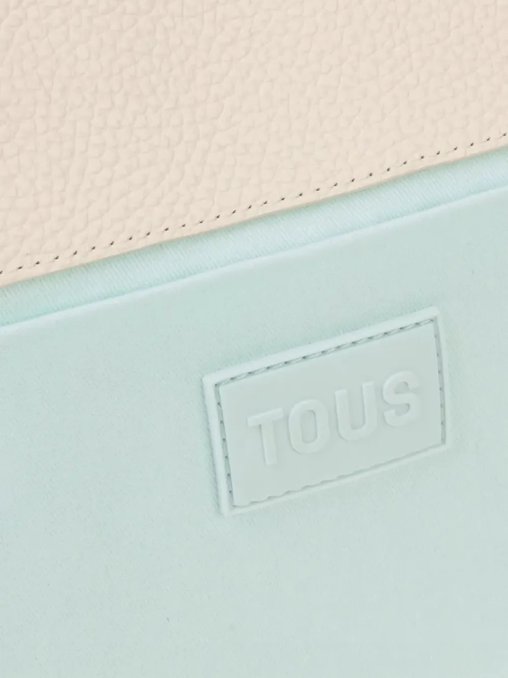 Tous Embossed-leather Shoulder Bag In Neutral