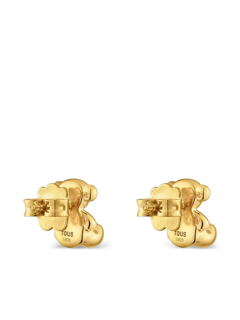 TOUS Beervormige stud oorbellen - Goud