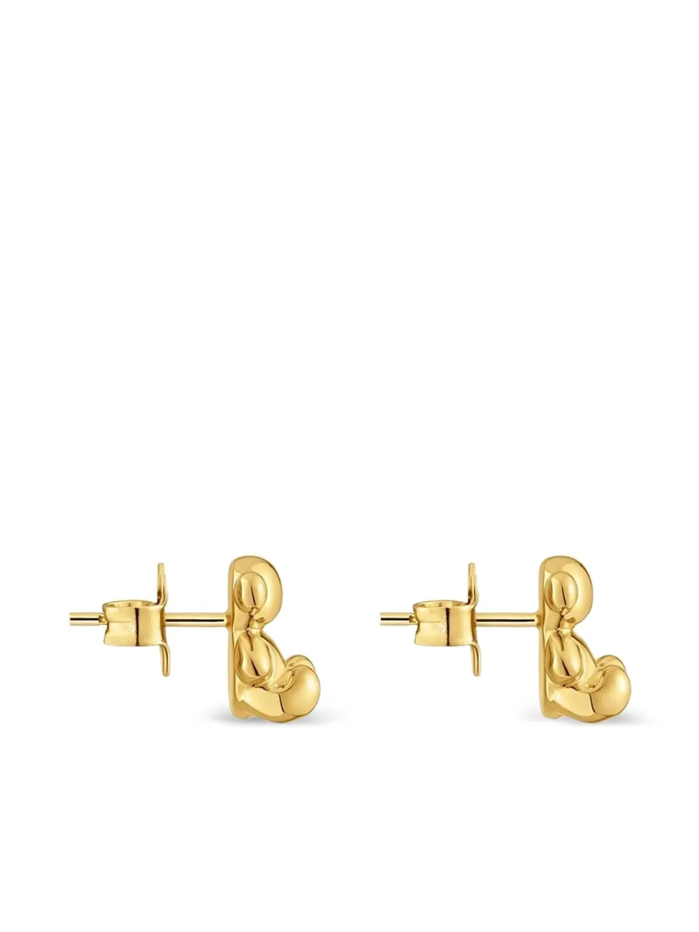  Tous Bear-shaped Stud Earrings - Gold 