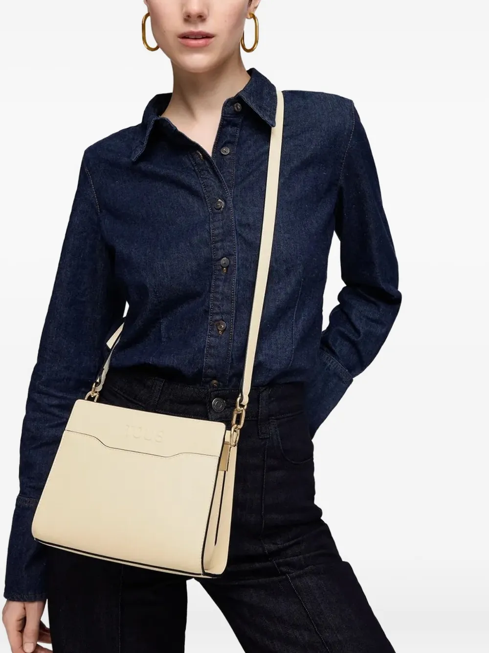 TOUS Leren shopper - Beige