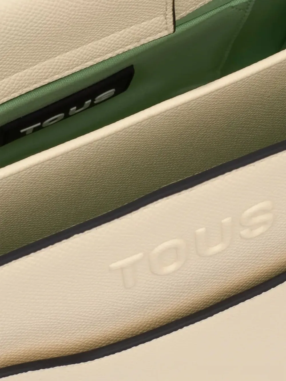 TOUS Leren shopper Beige