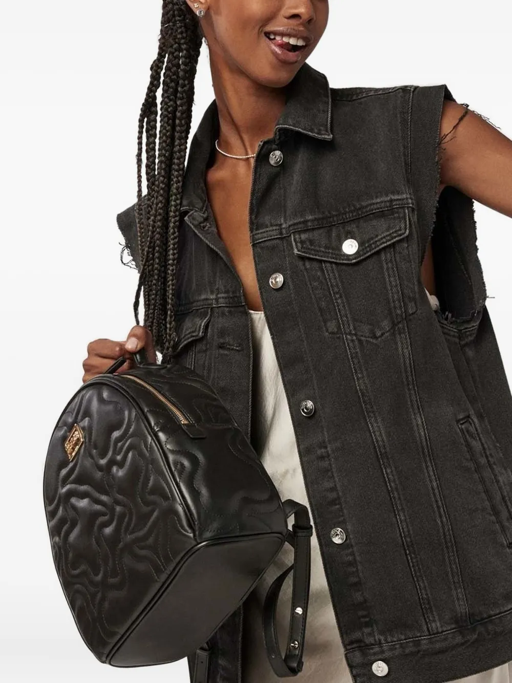 TOUS Kaos Dream quilted backpack - Zwart