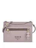TOUS bear-charm zip-top wallet - VIOLET