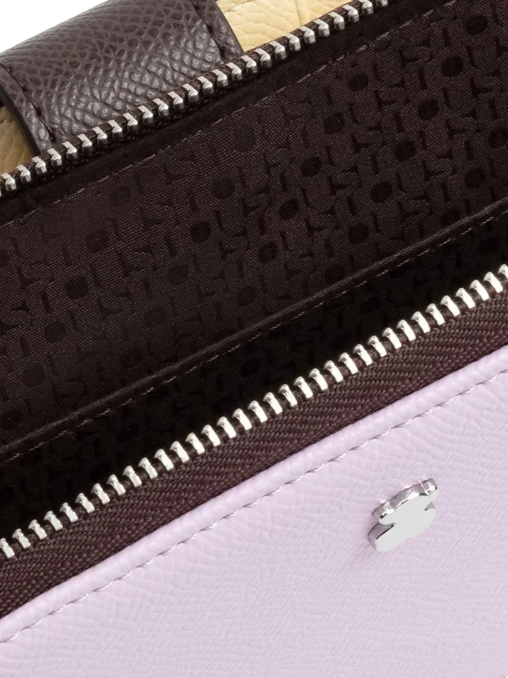 Tous New Dubai Saffiano Zip-around Wallet In Pink