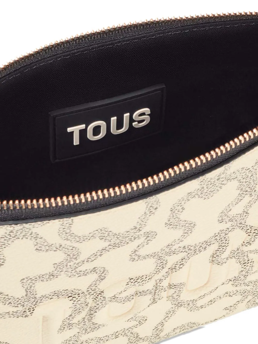 Tous Floral-print Chain Bag In Neutral
