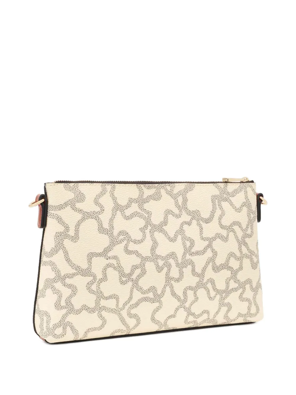Tous Floral-print Chain Bag In Neutral