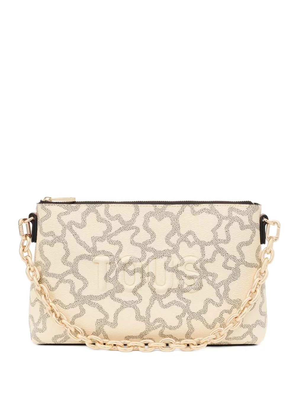 floral-print chain bag