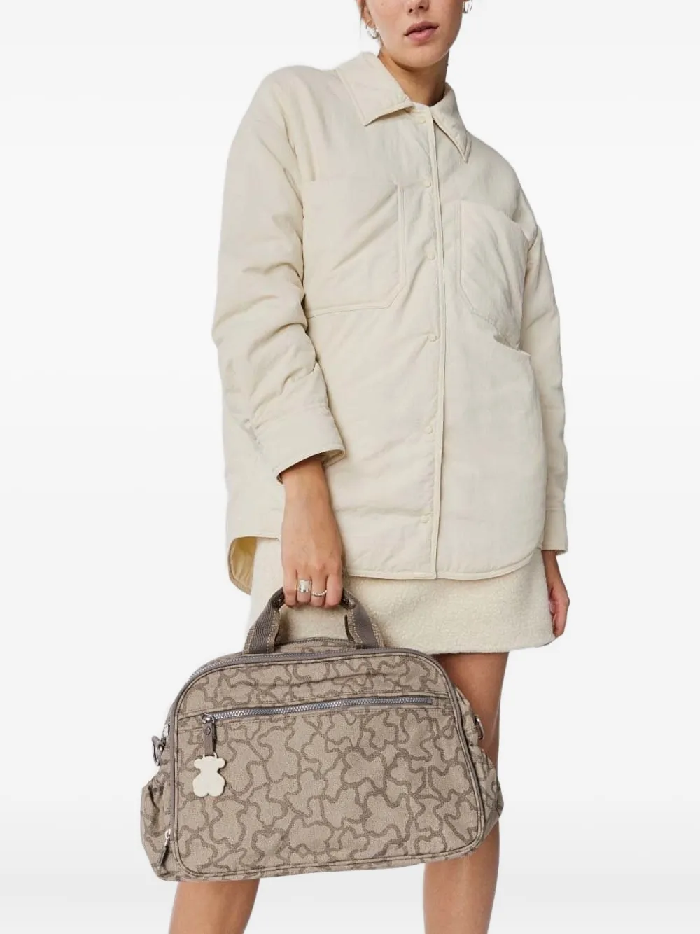 TOUS Kaos logo-print satchel bag | Image 2