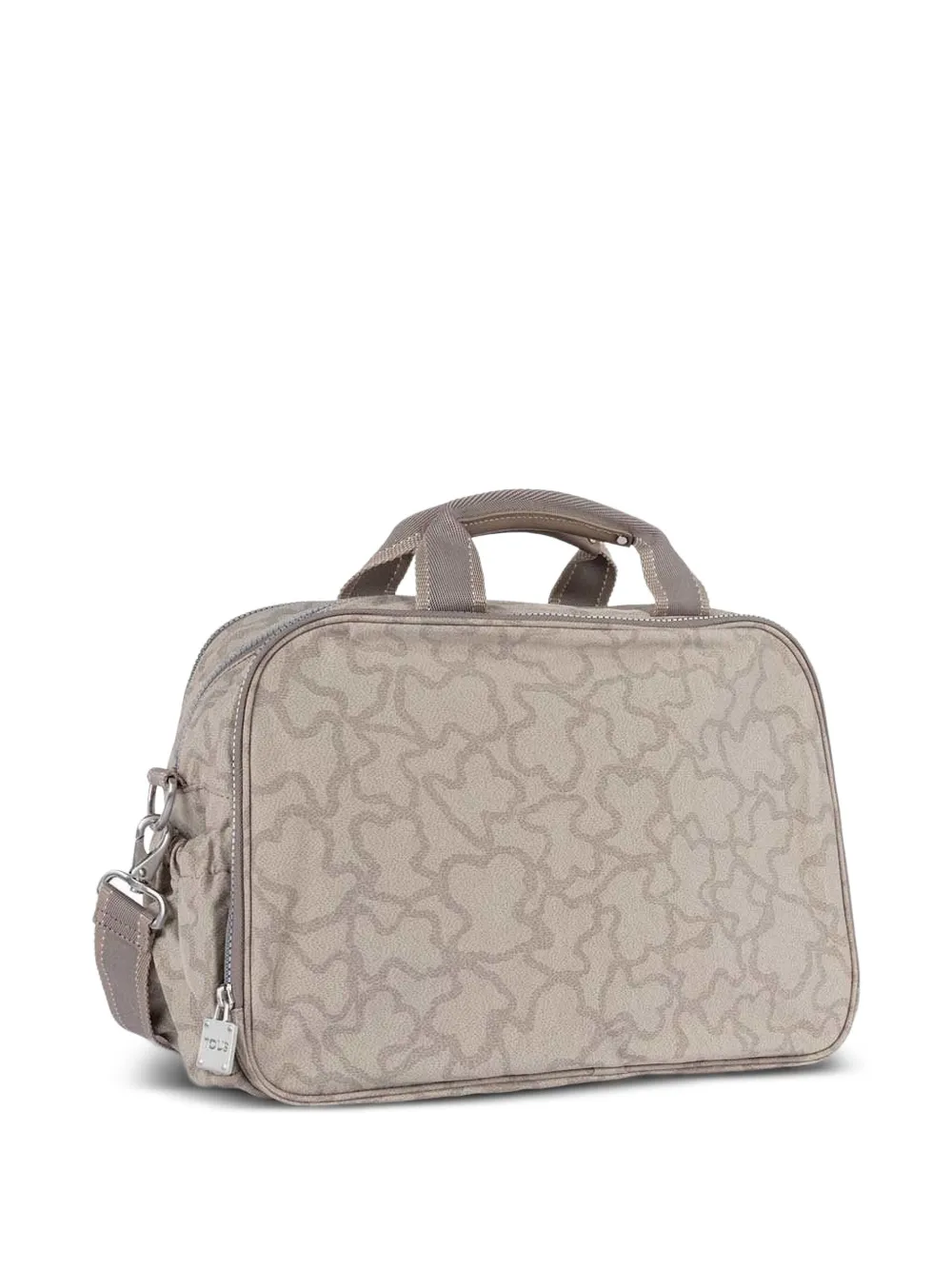 Tous Kaos Logo-print Satchel Bag In Neutral