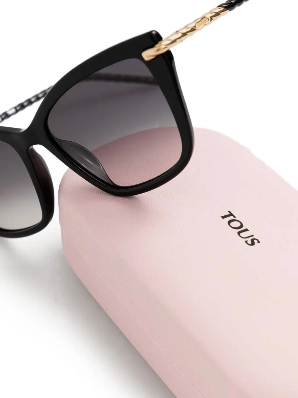 TOUS Zonnebril met cat-eye montuur Zwart