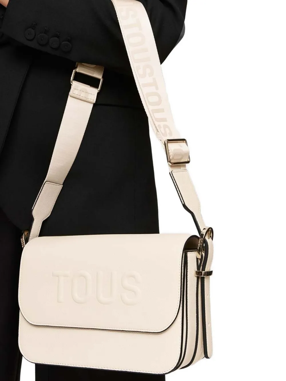 TOUS Medium Brenda schoudertas Beige