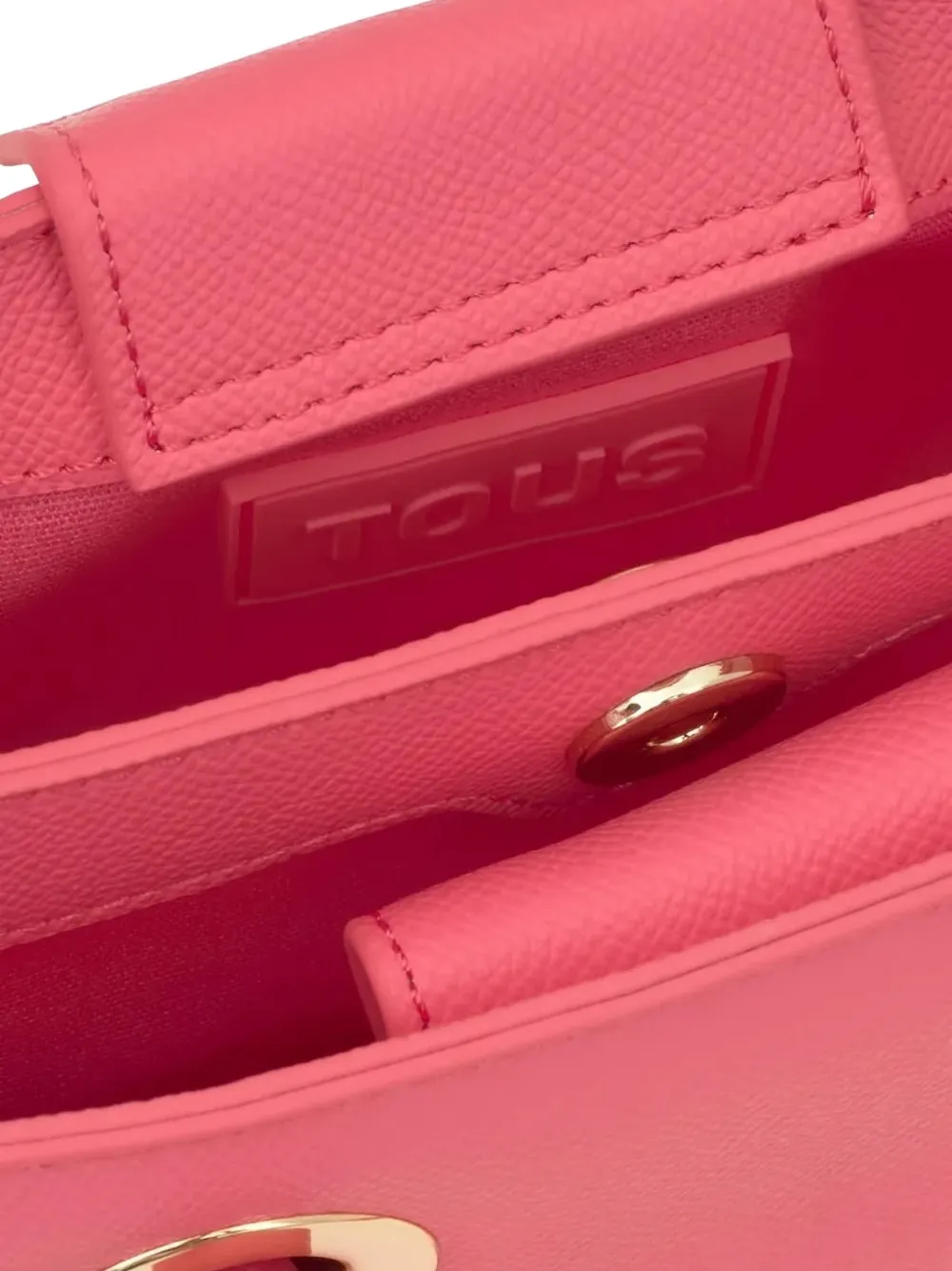 TOUS double-ring satchel Roze
