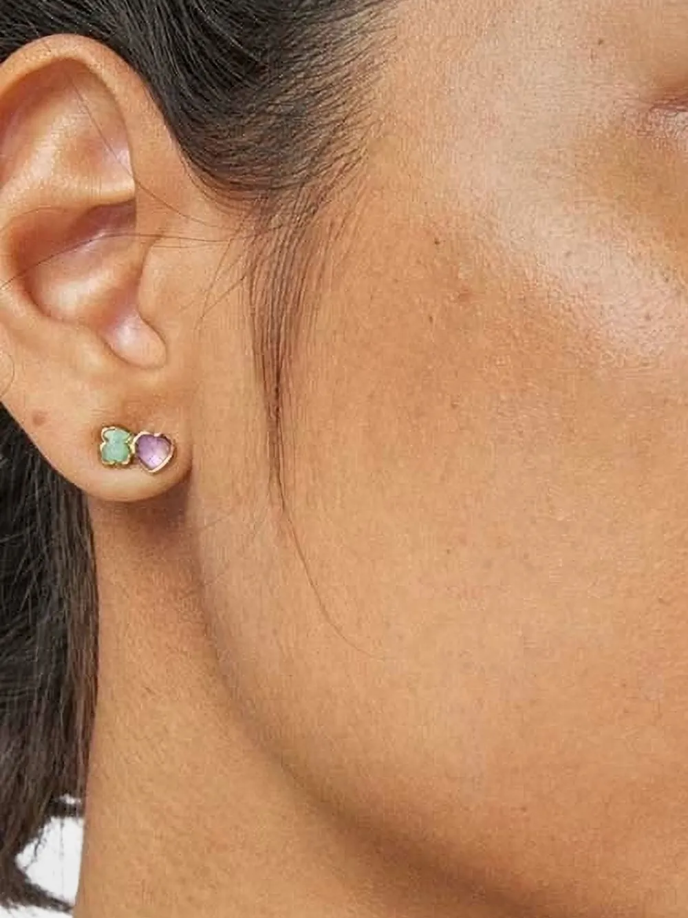 TOUS Oorbellen met beerlogo - Goud