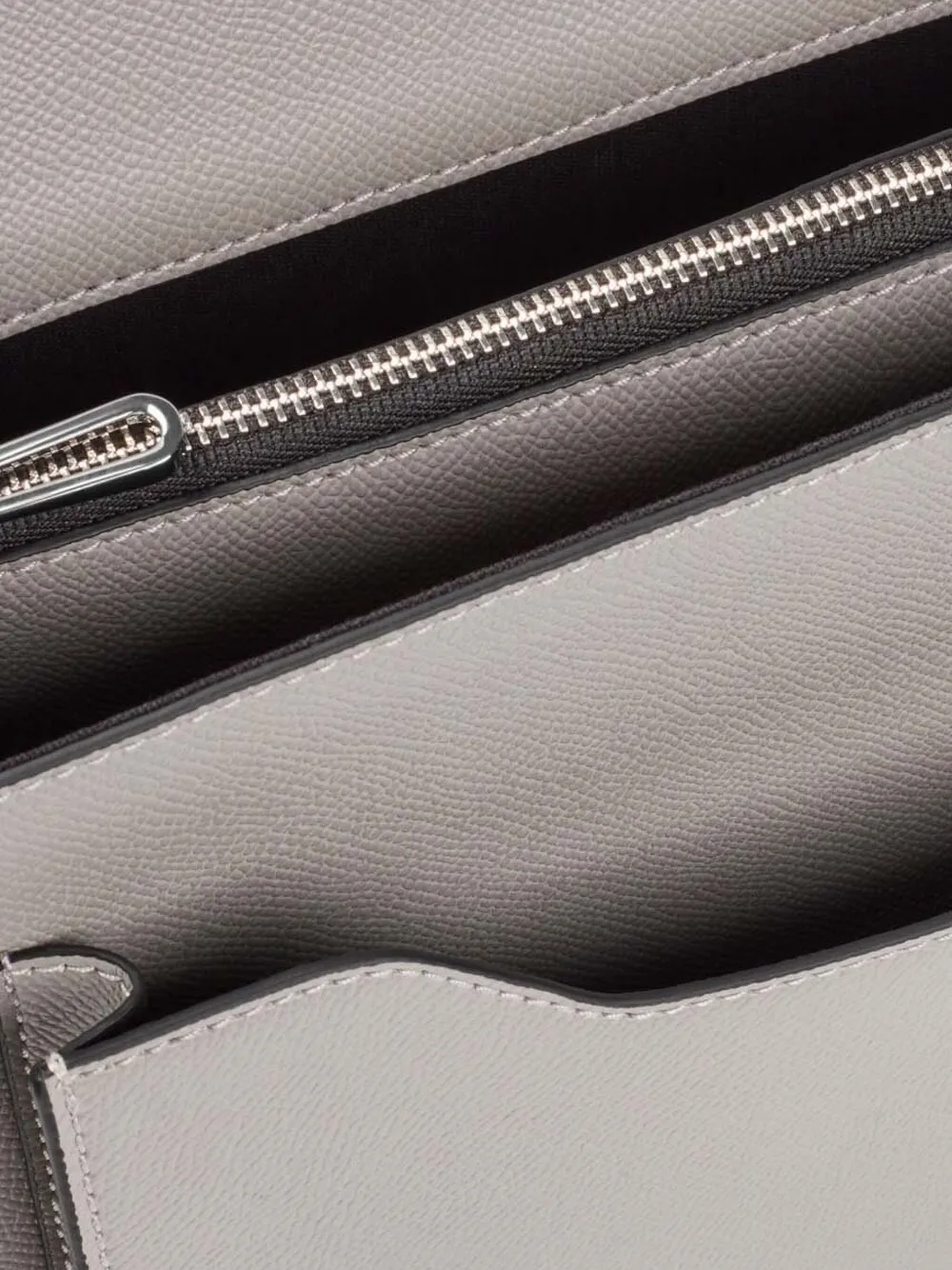 Tous Knotted-handle Embossed-logo Crossbody Bag In Gray