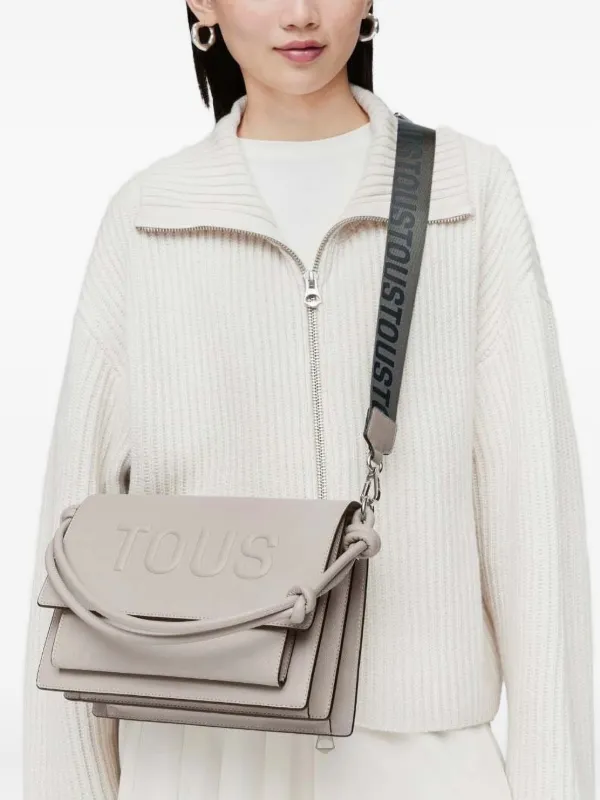 TOUS ノットハンドル ショルダーバッグ | グレー | FARFETCH JP