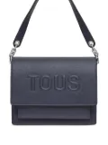 TOUS medium Audree embossed-logo satchel - Blue