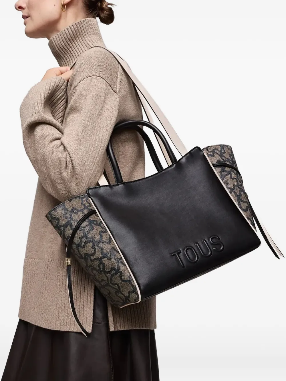 Tous Kaos Tote Bag In Black