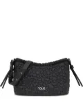 TOUS bear-embossed drawstring cross body bag - Black