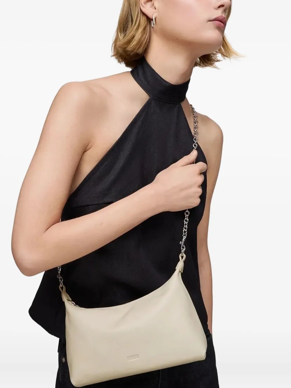Tous Mini Hold Chain-strap Cross Body Bag In Neutral