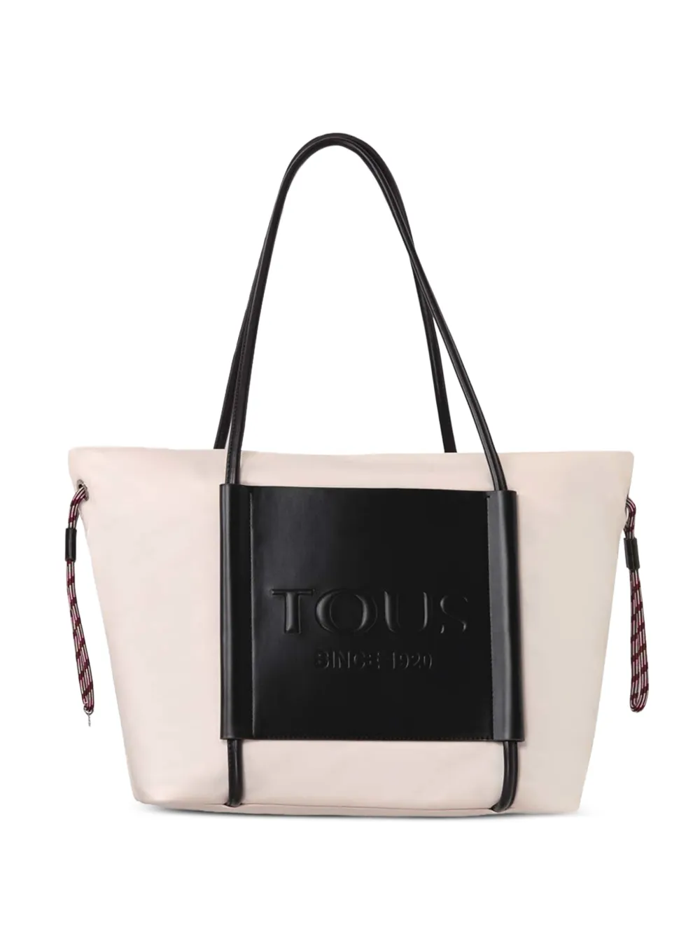 TOUS Empire drawstring-detail panelled tote bag - Toni neutri