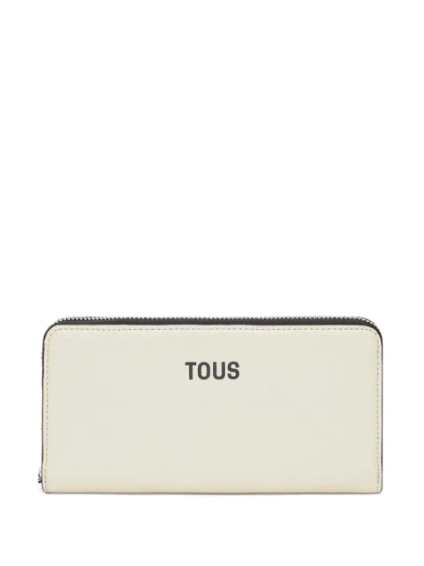 TOUS zip-around logo wallet