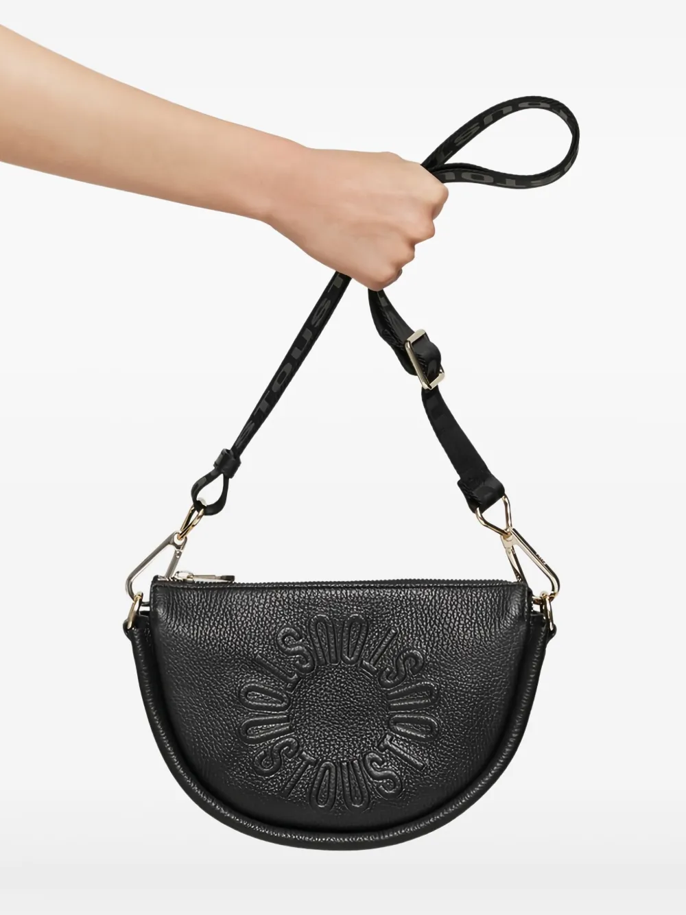 TOUS embossed-logo cross-body bag - ブラック TOUS embossed-logo cross-body bag - ブラック
