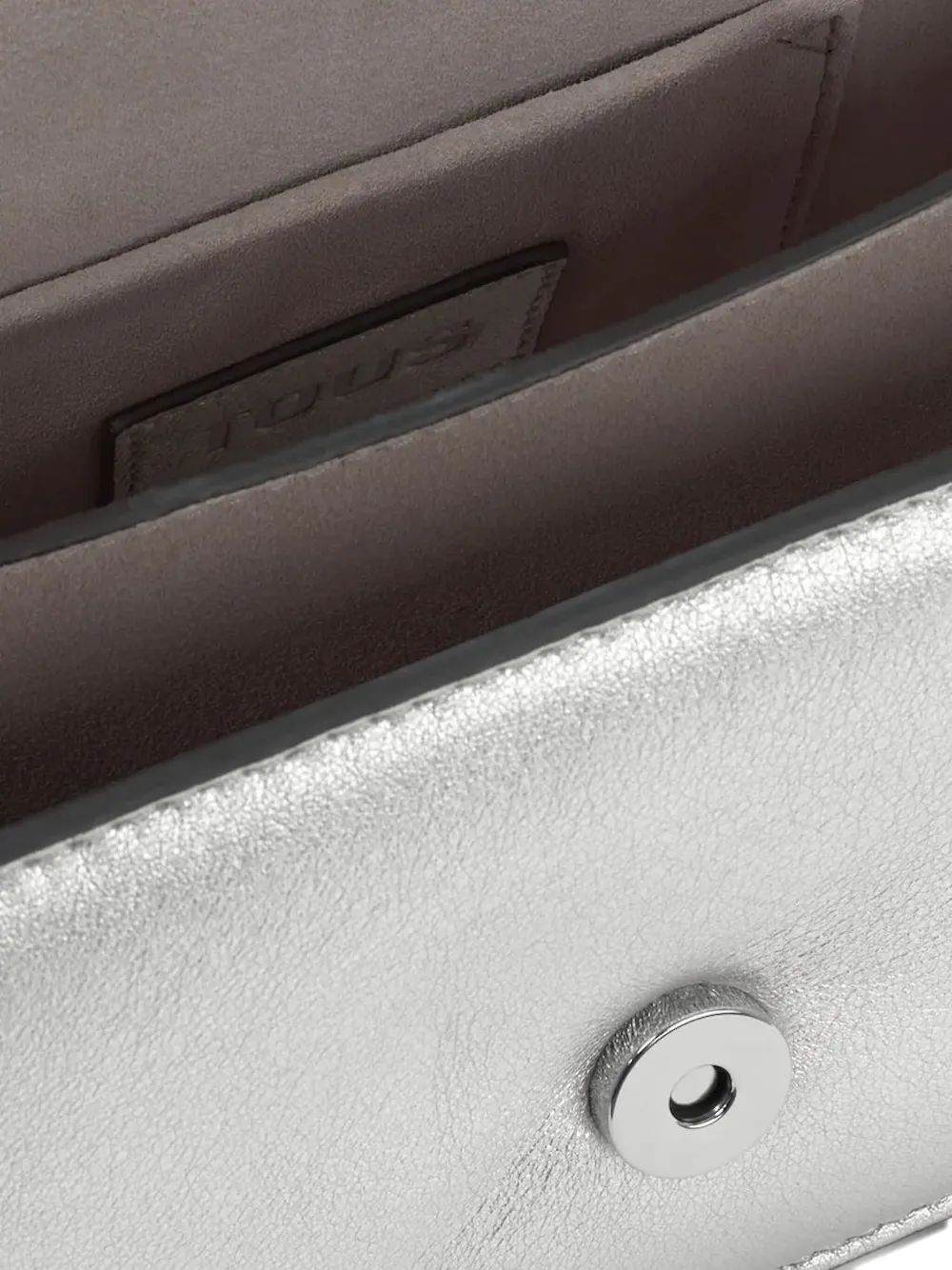 Tous Audree Chain-strap Flap Shoulder Bag In Silver