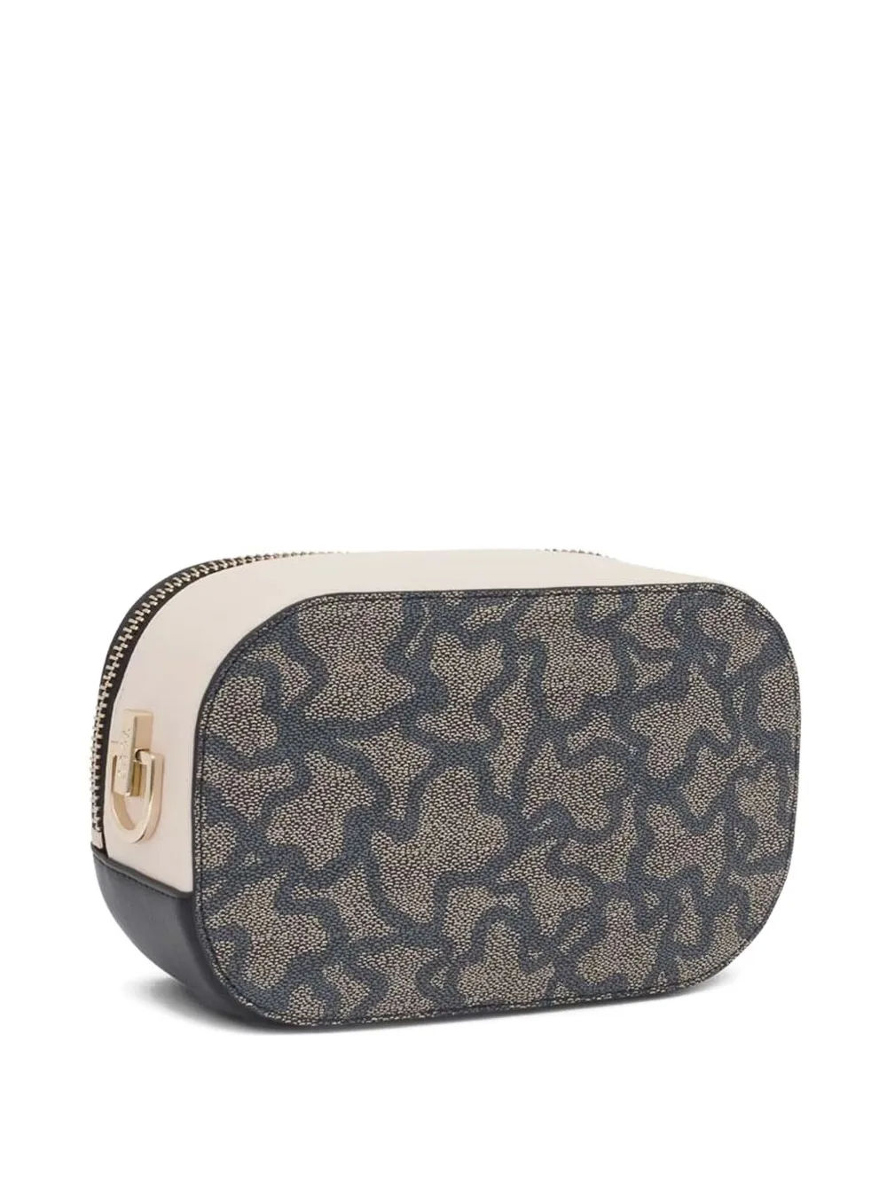 Tous Bear-print Zip-top Satchel In Black