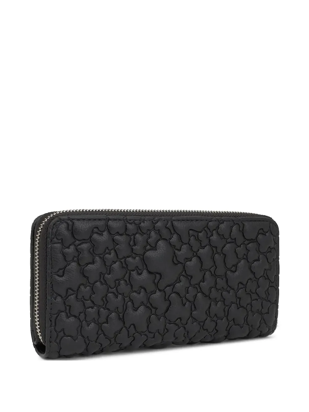 Tous Logo-embossed Zip-around Wallet In Black