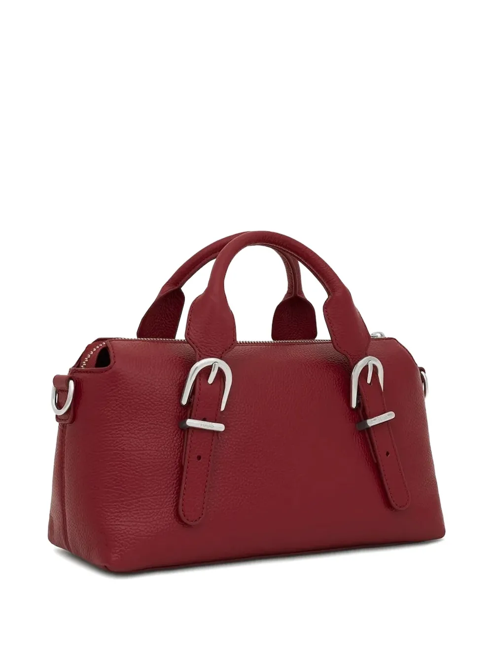 TOUS Leren shopper met gespdetail Rood