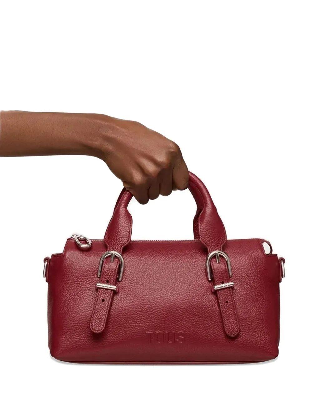 TOUS レザーハンドバッグ - レッド TOUS レザーハンドバッグ - レッド