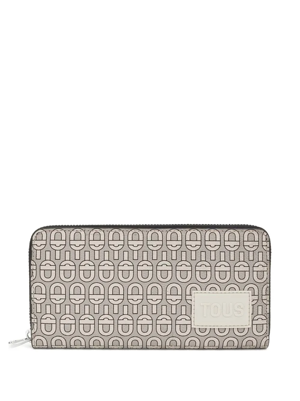 monogram zip-around wallet