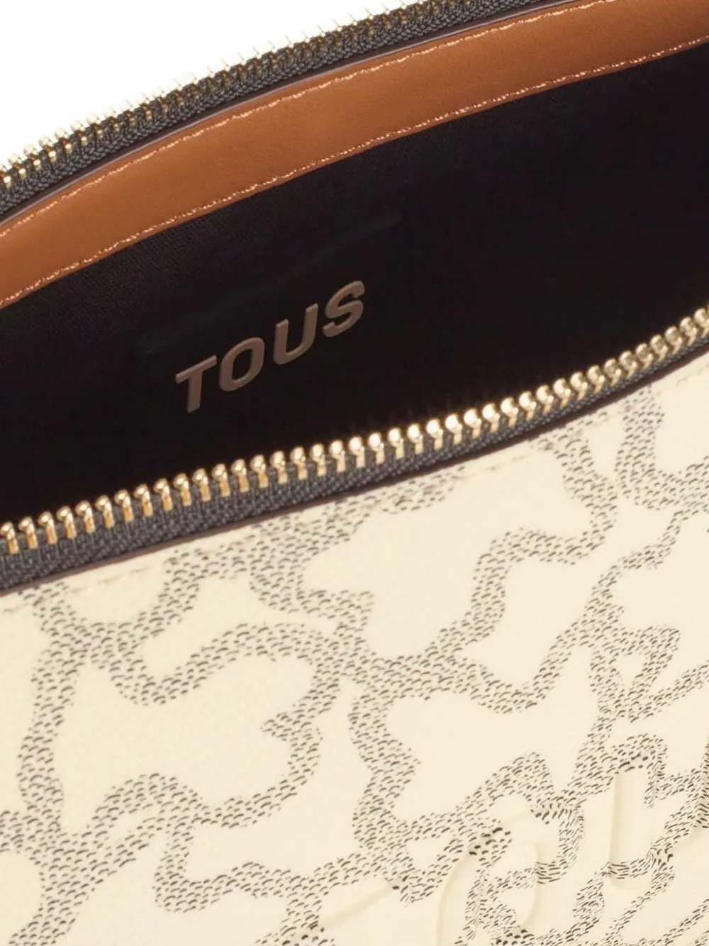 Tous Kaos Chain-strap Logo-print Shoulder Bag In Neutral