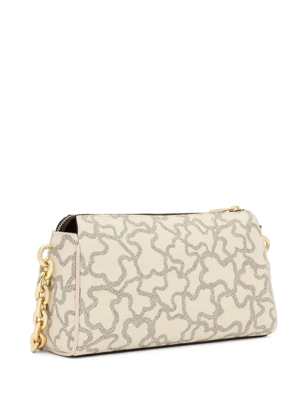 Tous Kaos Chain-strap Logo-print Shoulder Bag In Neutral