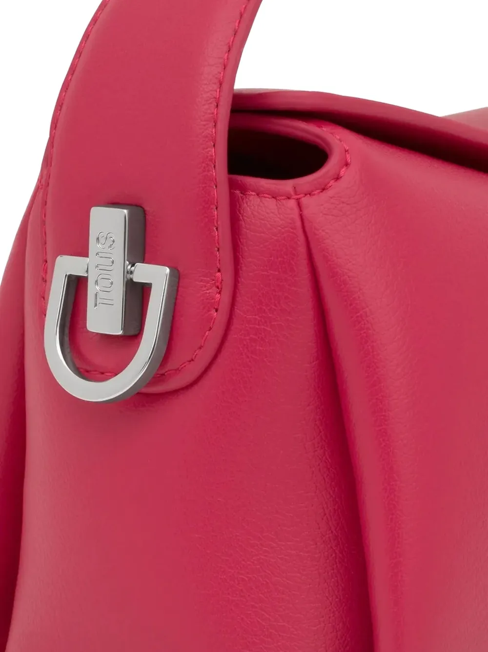 Tous Embossed-logo Top-handle Tote Bag In Pink