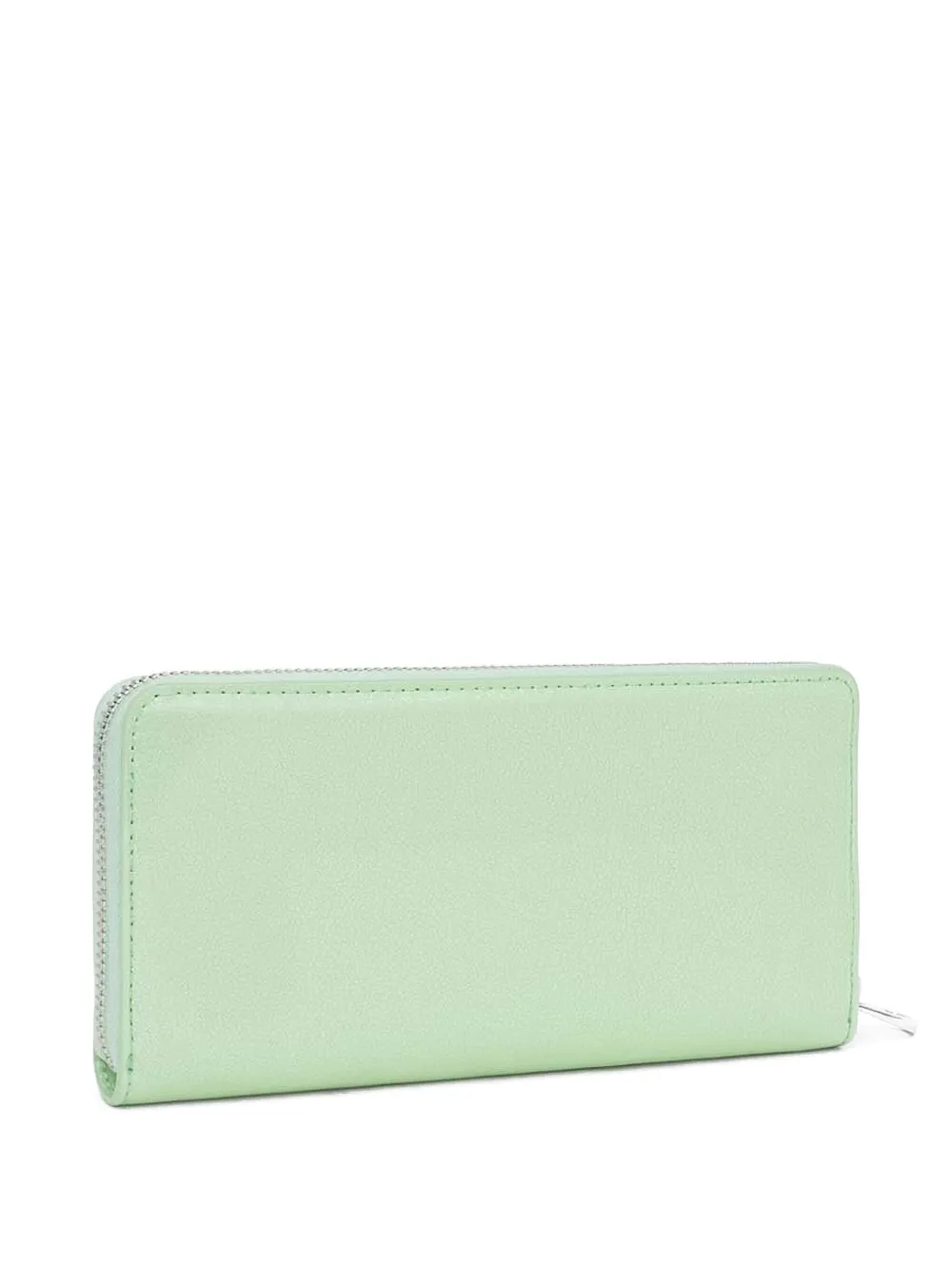 Tous New Dorp Embossed Zip-around Wallet In Green