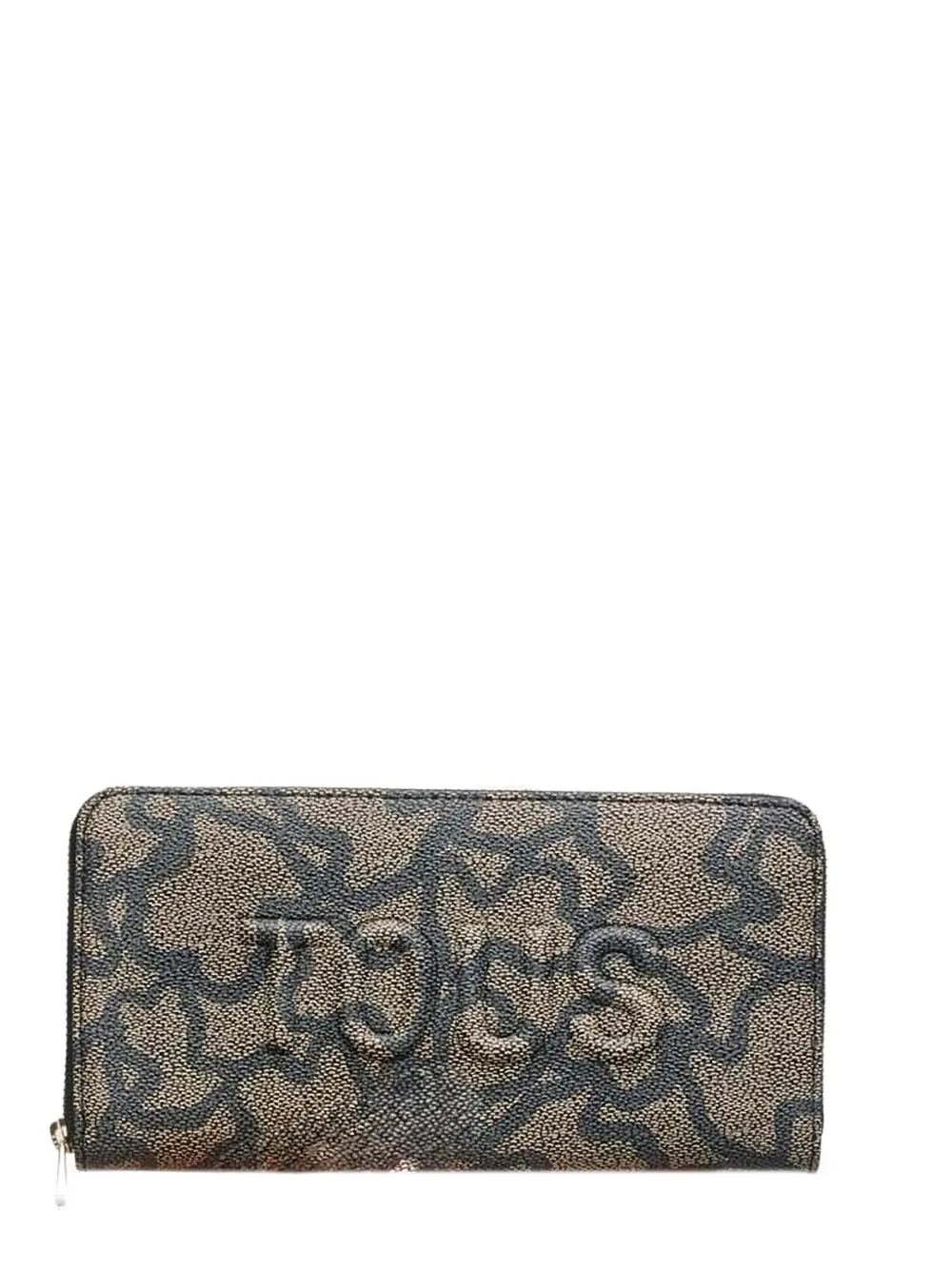 Tous Bear-logo Zip-around Wallet In Gray