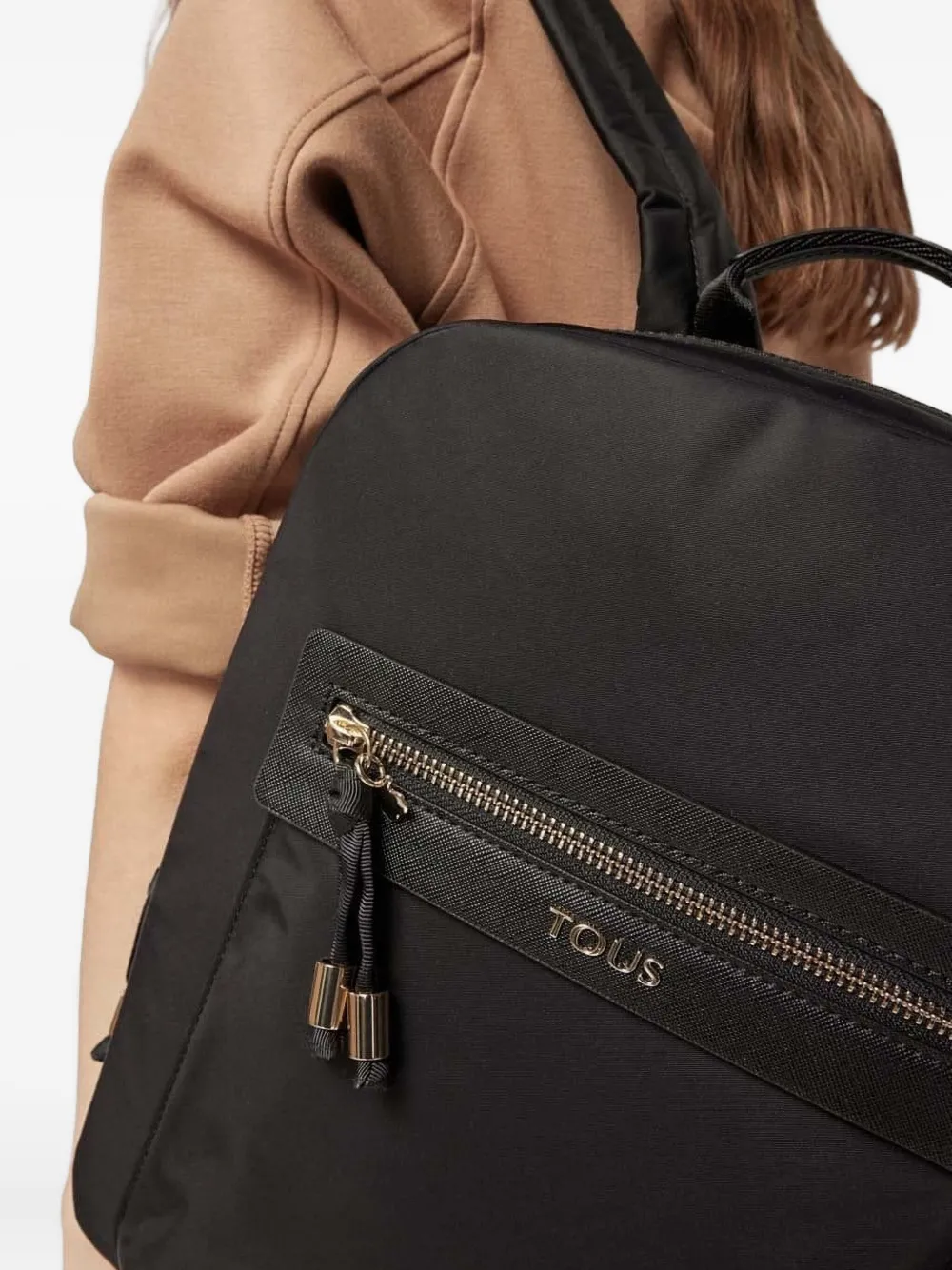 Tous Logo-embellishment Backpack In Black